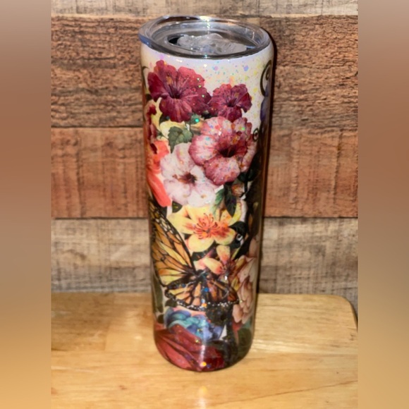 Floral tumbler - Picture 2 of 4